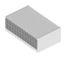 FISCHER ELEKTRONIK SK 458 150 AL HEAT SINK, ALUM, 0.028K/W, 150X250X84MM ROHS COMPLIANT: YES