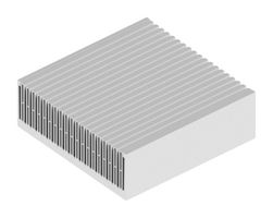 FISCHER ELEKTRONIK SK 458 250 AL HEAT SINK, ALUM, 0.028K/W, 250X250X84MM ROHS COMPLIANT: YES