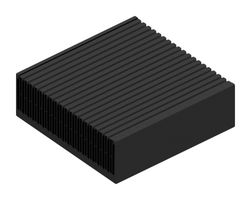 FISCHER ELEKTRONIK SK 458 250 SA HEAT SINK, ALUM, 0.028K/W, 250X250X84MM ROHS COMPLIANT: YES