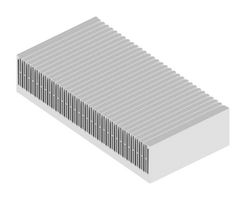 FISCHER ELEKTRONIK SK 461 200 AL HEAT SINK, ALUM, 0.018K/W, 200X400X88MM