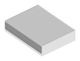 FISCHER ELEKTRONIK SK 461 300 AL HEAT SINK, ALUM, 0.018K/W, 300X400X88MM