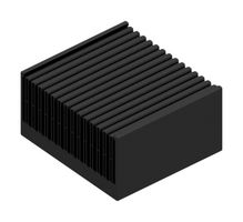 FISCHER ELEKTRONIK SK 497 150 SA HEAT SINK, ALUM, 0.038K/W, 150X165X84MM