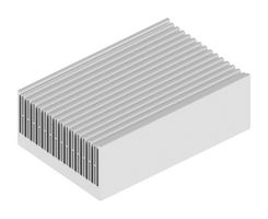 FISCHER ELEKTRONIK SK 497 250 AL HEAT SINK, ALUM, 0.038K/W, 250X165X84MM