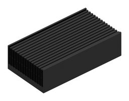 FISCHER ELEKTRONIK SK 497 300 SA HEAT SINK, ALUM, 0.038K/W, 300X165X84MM