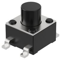 TACTILE SW, SPST-NO, 0.05A, 12VDC, 100GF