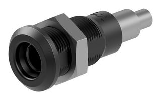 STAUBLI 66.2014-05030 BANANA CONN, SKT, 25A, 60VDC, BLACK ROHS COMPLIANT: YES
