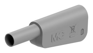 STAUBLI 64.1041-27 BANANA CONN, PLUG, 19A, 1KV, GREY