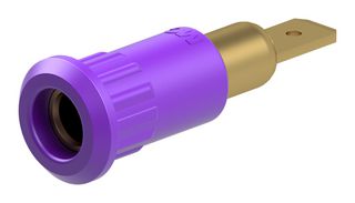 STAUBLI 64.3040-21 BANANA CONN, SKT, 25A, 60VDC, VIOLET
