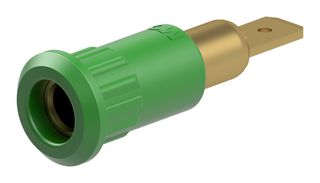 STAUBLI 64.4012-29 BANANA CONN, SKT, 25A, 60VDC, GREEN
