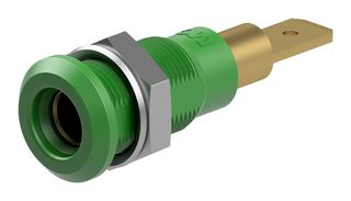 STAUBLI 66.4012-30 BANANA CONN, SKT, 25A, 60VDC, GREEN ROHS COMPLIANT: YES