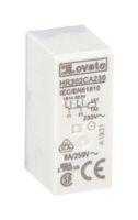 LOVATO ELECTRIC HR302CA230 MINIATURE RELAY, DPDT, 8A/230VAC