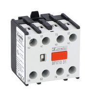 LOVATO ELECTRIC BFX1031 AUX CONTACT, 3NO-1NC, SCREW, FRONT MOUNT