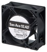SANYO DENKI 9AD0901H1H AC AXIAL FAN, 53CFM, 3850RPM, 90-264V ROHS COMPLIANT: YES