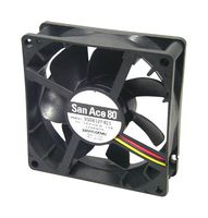 SANYO DENKI 9S0812H4011 DC AXIAL FAN, 39.5CFM, 3400RPM, 12V