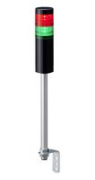 SIGNAL TOWER, 2 TIER, GREEN/RED, 24VDC