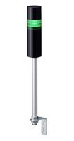 PATLITE LR6-102L5BK-G SIGNAL TOWER, 1 TIER, GREEN, 88DB, 24VDC