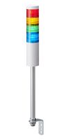 PATLITE LR6-402L8NW-RYGB SIGNAL TOWER, 4 TIER, RYGB, 24VDC