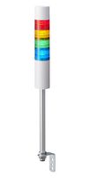 PATLITE LR6-402L8BW-RYGB SIGNAL TOWER, 4 TIER, RYGB, 88DB, 24VDC