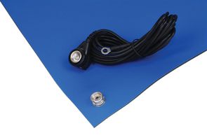 MULTICOMP PRO 082-0206MP ESD BENCH MAT, BLUE, RUBBER, 914.4MM