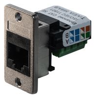 TUK FKSCRPM MOD CONN, RJ45 JACK, 8P8C/1 PORT/CBL/PNL ROHS COMPLIANT: YES
