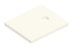 FISCHER ELEKTRONIK AOS 3 P SL WAFER/ALU OXIDE, 10KV/MM, 25W/M.K, 1.5MM ROHS COMPLIANT: YES