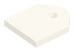 FISCHER ELEKTRONIK AOS 127 WAFER, ALU OXIDE, 10KV/MM, 25W/M.K, 3MM