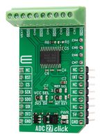MIKROELEKTRONIKA MIKROE-6651 ADC 27 CLICK ADD-ON BOARD, QSPI, SPI ROHS COMPLIANT: YES