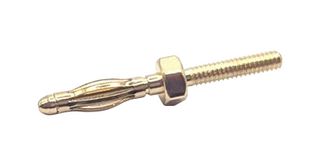 MUELLER ELECTRIC BU-168-M2-10MM BANANA CONN, PLUG, 15A, BRASS ROHS COMPLIANT: YES