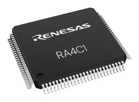 RENESAS R7FA4C1BD3CFP#UA0 MCU, 32BIT, 80MHZ, LQFP-100, 105DEG C