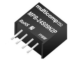 MULTICOMP PRO MPB-24S09N2P DC-DC CONVERTER, 9V, 0.112A
