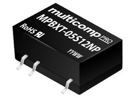 MULTICOMP PRO MPBXT-05S12NP DC-DC CONVERTER, 12V, 0.084A ROHS COMPLIANT: YES