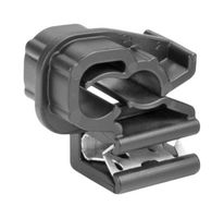 HELLERMANNTYTON 151-04455 CABLE CLIP, NYLON 6.6, 5.8MM, BLK