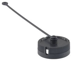 ITT CANNON 192900-0668 DUST CAP W/STRAP, RECEPTACLE, PLASTIC