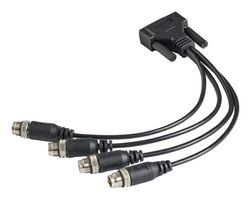 KVASER 01412-1 SPLITTER, 29P D SUB SKT-4X5P M12 A-COD ROHS COMPLIANT: YES