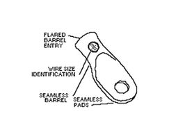 MOLEX 19221-0247 TERMINAL, COMPRESSION LUG, 0AWG, CRIMP