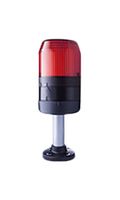 AUER SIGNAL PC7-Q12 SIGNAL TOWER, FLASHING/STEADY, RED, 24V