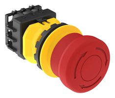 BANNER ENGINEERING SSA-EB1P-02 E-STOP SWITCH, DPST-NC, 5A, IP65