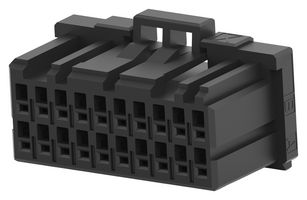 TE CONNECTIVITY 1-2333149-0 CONN HOUSING, RCPT, 20P, 2MM, BLK ROHS COMPLIANT: YES