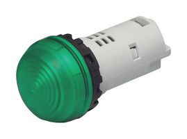 IDEC AP22M-2Q4G LED PANEL INDICATOR, GREEN, 22MM, 24VDC