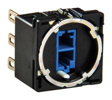 IDEC LB-T60 CONTACT BLOCK, DPDT, 0.1A, 125VAC ROHS COMPLIANT: YES