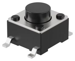 TACTILE SW, SPST-NO, 0.05A/12V, 250GF