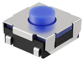 TACTILE SW, SPST-NO, 0.05A/12V, 300GF