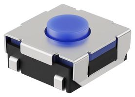 TACTILE SW, SPST-NO, 0.05A/12V, 250GF
