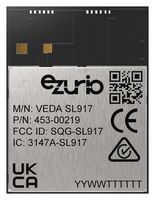 EZURIO 453-00219C WI-FI & BLUETOOTH MODULE, 2.4GHZ, 4MB