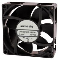 SAME SKY CFM-8038BF-2130-631-22 DC FAN, 63.2DBA, 24V, 23.04W, 80X38MM