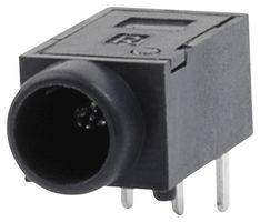 SAME SKY PJ-040D DC POWER JACK, R/A, 1.3MM, 2A/24VDC, THT