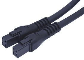 JST / JAPAN SOLDERLESS TERMINALS A06RJWPF06RJWPF22KJ914OM CABLE ASSY, 6POS, WTB RCPT-RCPT, 914.2MM