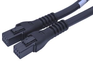 JST / JAPAN SOLDERLESS TERMINALS A08RJWPF08RJWPF22KJ457OM CABLE ASSY, 8POS, WTB RCPT-RCPT, 457.2MM