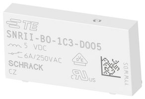 SCHRACK - TE CONNECTIVITY 1558941-2 PCB RELAY, SPDT, 6A, 5VDC, TH