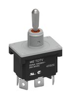 WURTH ELEKTRONIK 472231010140 TOGGLE SWITCH, DPDT, ON-ON, SCREW, PNL
